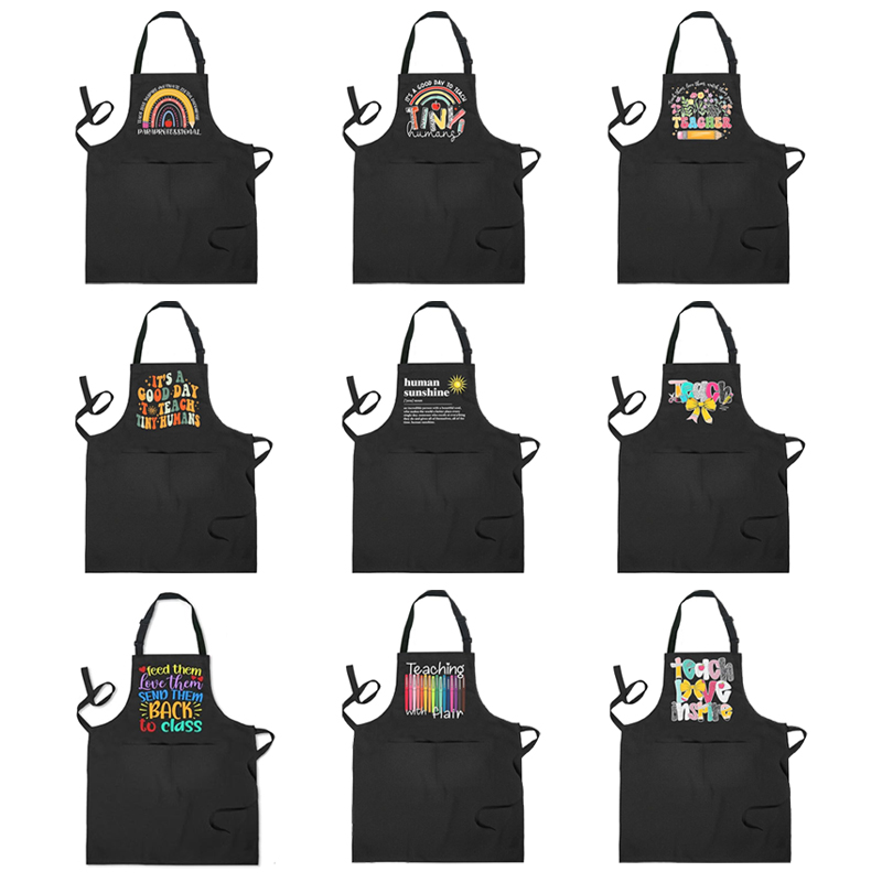 Kitchen Baking Cloth - Divertente Grembiule Nero con Citazioni per