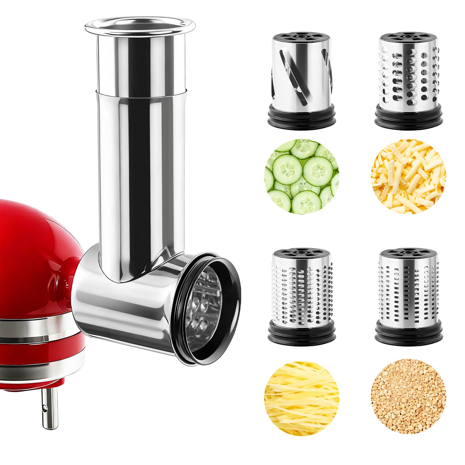 Kitchenaid Baking Set - Affettatrice in Acciaio Inox, Trituratore e