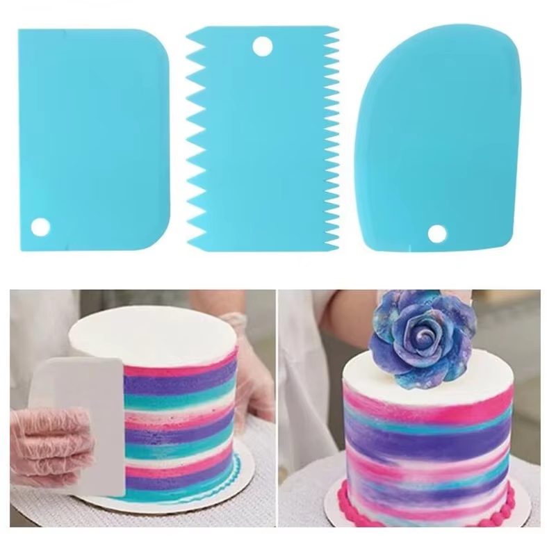 Kitchen Tools For Baking - Set di 3 Raschietti per Crema