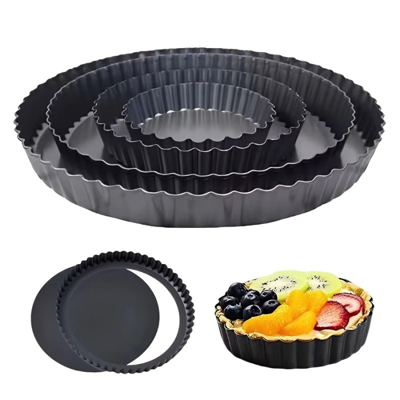 Kitchen Baking Ware - Stampo per Torte Scanalato con Fondo