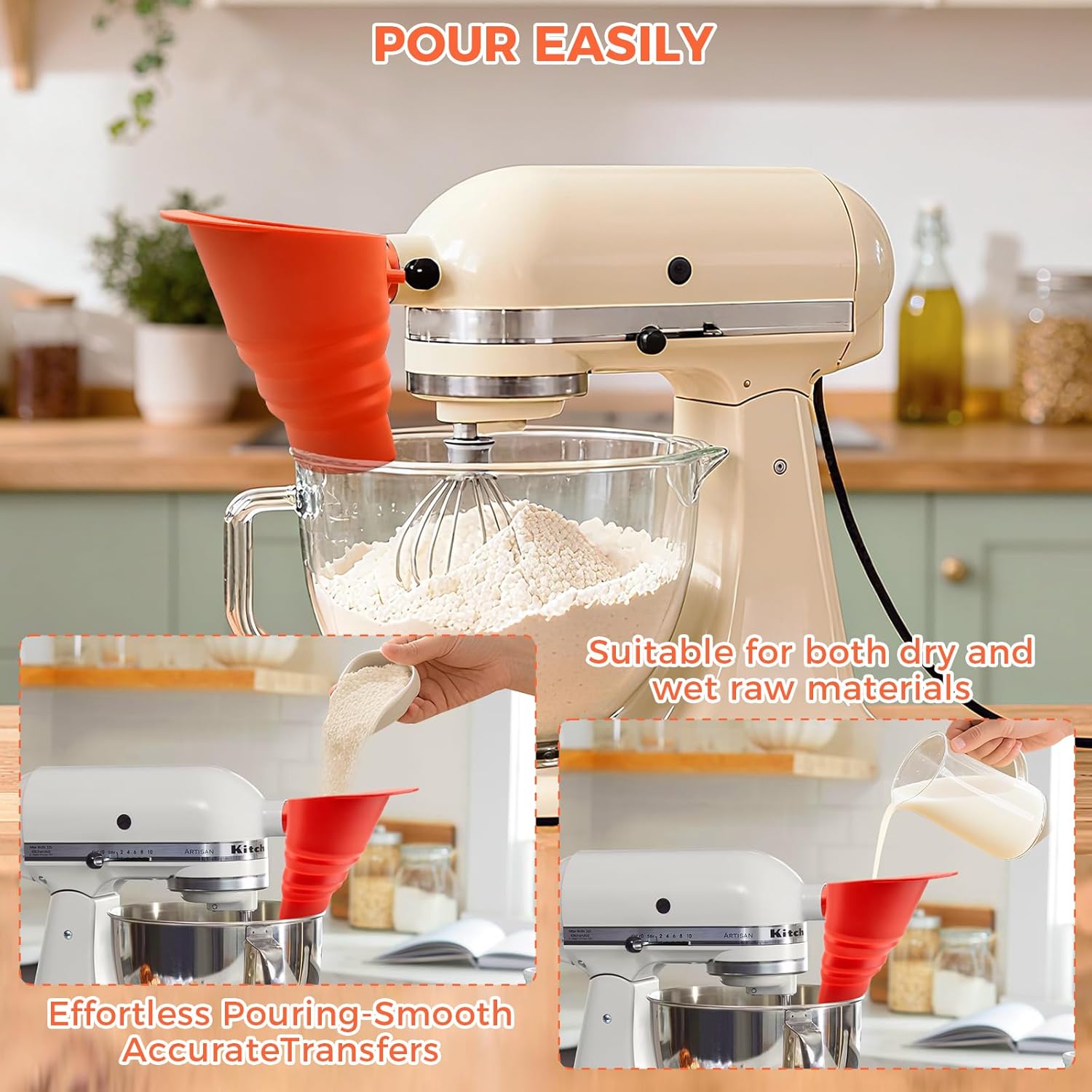 Imbuto per Farina in Silicone  - Kitchen Baking Aid recensione e prezzo