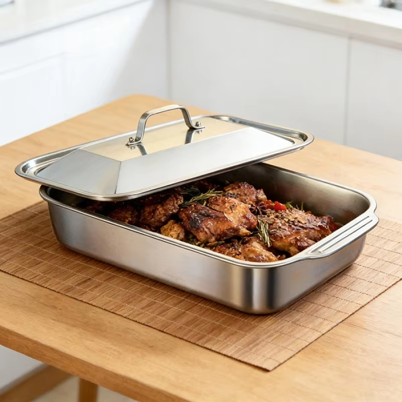Teglia Profonda in Acciaio Ino - Kitchen Baking Ware recensione e prezzo