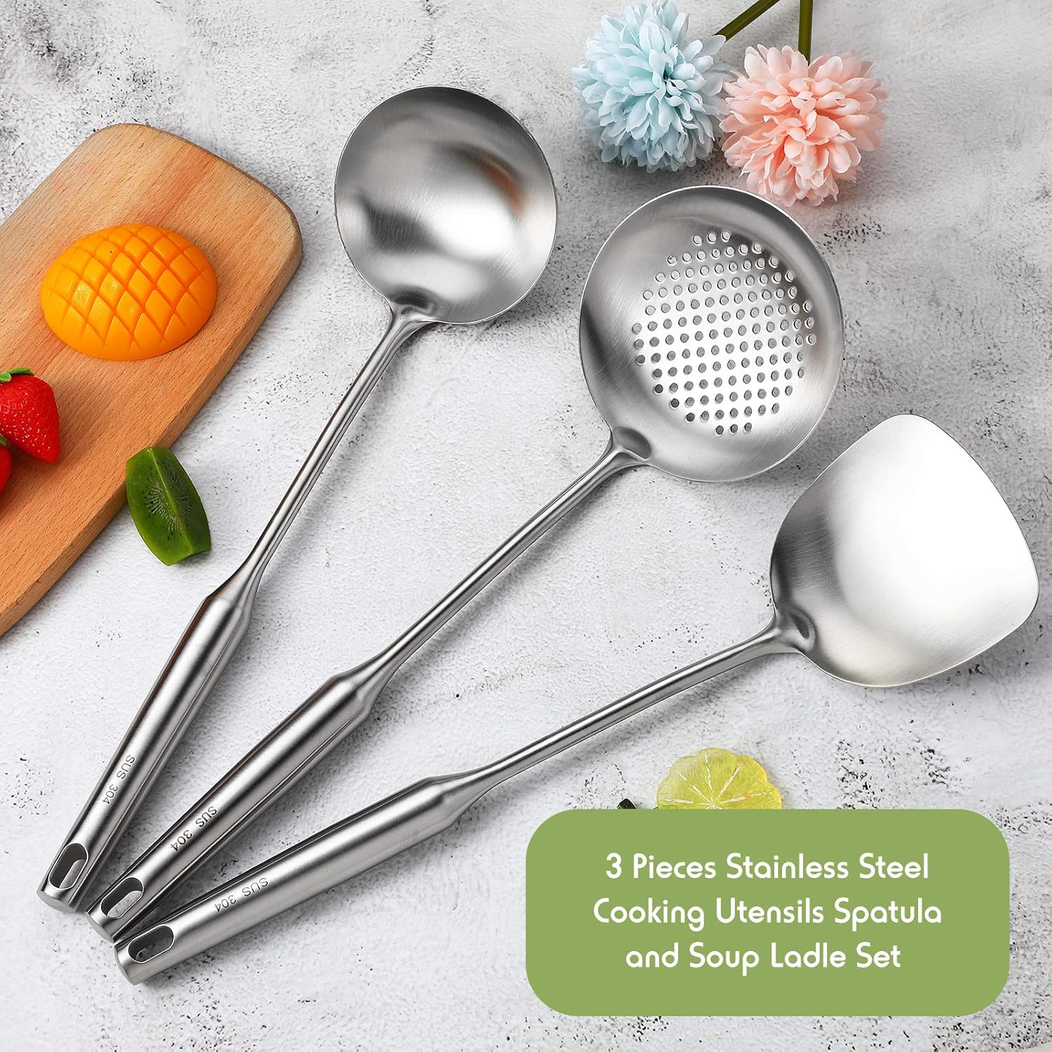 Spatola per Wok, Mestolo e Cuc - Offset Spatula Set recensione e prezzo