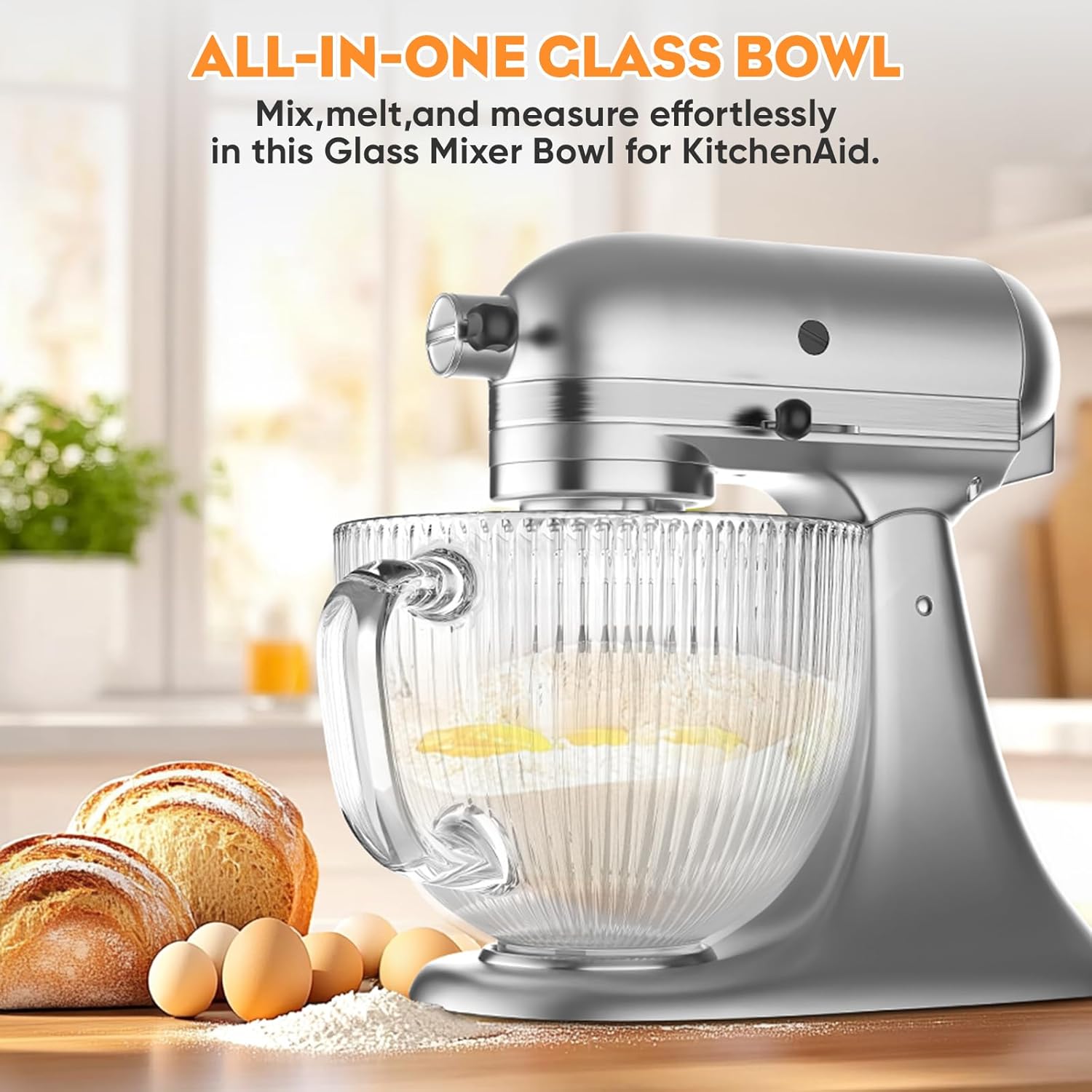 GVODE Ciotola in vetro per mix - Kitchenaid Baking Set recensione e prezzo
