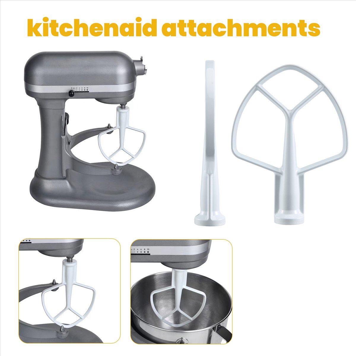 Frusta Piatta Rivestita Doings - Kitchenaid Baking Set recensione e prezzo