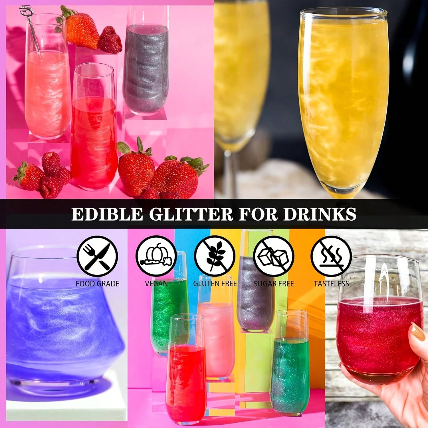 Glitter per Bevande, Decorazio - Kitchen Tools For Baking recensione e prezzo